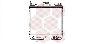 VAN WEZEL Radiaator,mootorijahutus 52002021